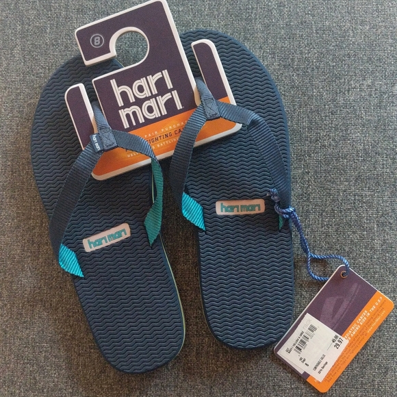 NWT Hari Mari Women's Slippers/ Dunes Navy - Picture 4 of 14